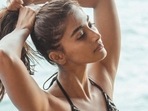 Pooja Hegde in <span class='webrupee'>₹</span>5k bikini flaunts messy vacay hair before a swim in Maldives: Pic inside Pooja Hegde in <span class='webrupee'>₹</span>5k bikini flaunts messy vacay hair before a swim in Maldives: Pic inside
