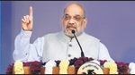 Union home minister Amit Shah, on Sunday, emphasised the need to expand the capacity for forensic science in the country. (Rahul Raut/HT PHOTO) Union home minister Amit Shah, on Sunday, emphasised the need to expand the capacity for forensic science in the country. (Rahul Raut/HT PHOTO)