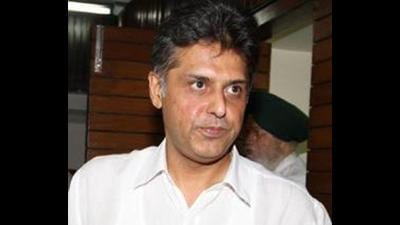 MP Manish Tewari inaugurated the construction work of a road leading to the solid waste management plant and cremation ground at the village in Mohali.