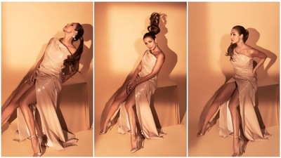 Malaika Arora is unstoppable when it comes to fashion. She is not afraid of experimenting with her looks and is often seen impressing the fashion police with her impeccable style sense. Recently, she was spotted making heads turn in a nude dress. (Instagram/@manekaharisinghani) Malaika Arora is unstoppable when it comes to fashion. She is not afraid of experimenting with her looks and is often seen impressing the fashion police with her impeccable style sense. Recently, she was spotted making heads turn in a nude dress. (Instagram/@manekaharisinghani)