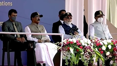 PM Modi will inaugurate multiple development projects including the renovated Fort Aguada Jail Museum, Super Speciality Block at Goa Medical College, New South Goa District Hospital, Aviation Skill Development Center at Mopa Airport and the Gas-insulated Substation at Dabolim-Navelim, Margao. (ANI)
