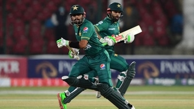 Mohammad Rizwan and Babar Azam (Twitter/ICC) Mohammad Rizwan and Babar Azam (Twitter/ICC)