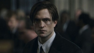 Robert Pattinson as Bruce Wayne in a still from the upcoming film The Batman. Robert Pattinson as Bruce Wayne in a still from the upcoming film The Batman.