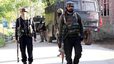 The police said an AK-47 rifle, three magazines and a grenade were recovered from the LeT terrorist’s possession. The police said an AK-47 rifle, three magazines and a grenade were recovered from the LeT terrorist’s possession.