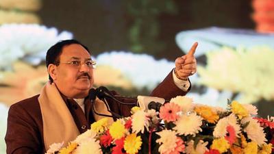 BJP president JP Nadda condemned the murder of the party’s state OBC Morcha leader Renjith Sreenivasan. (ANI) BJP president JP Nadda condemned the murder of the party’s state OBC Morcha leader Renjith Sreenivasan. (ANI)