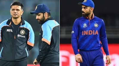 Rahul Dravid, Rohit Sharma and Virat Kohli (BCCI/Getty) Rahul Dravid, Rohit Sharma and Virat Kohli (BCCI/Getty)