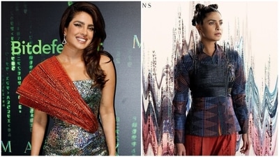 Priyanka Chopra in Sati-inspired bombshell gown stuns at The Matrix Resurrections premiere: All pics here Priyanka Chopra in Sati-inspired bombshell gown stuns at The Matrix Resurrections premiere: All pics here