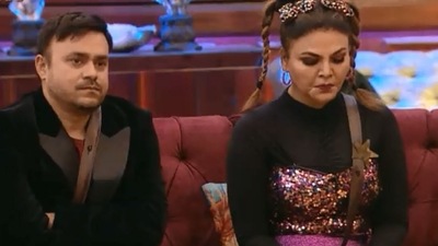 Ritesh and Rakhi Sawant on Bigg Boss 15. Ritesh and Rakhi Sawant on Bigg Boss 15.