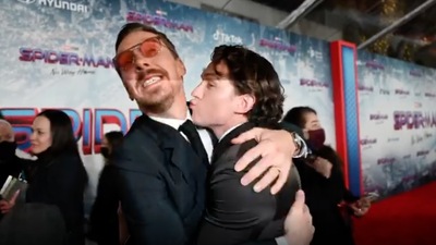 Tom Holland and Benedict Cumberbatch star together in Spider-Man: No Way Home. Tom Holland and Benedict Cumberbatch star together in Spider-Man: No Way Home.