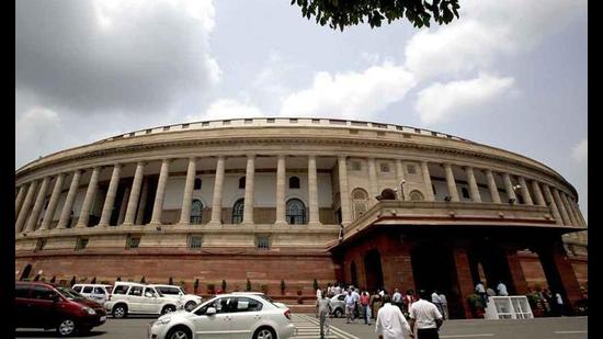 The Lok Sabha functioned for 21 hours and 14 minutes against the stipulated time of 96 hours during the monsoon session. The current session has also lost a lot of time due to disruptions (HT Photo)