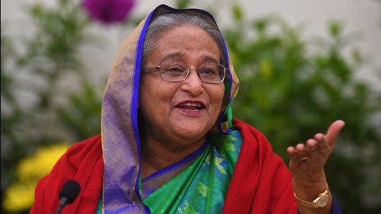 Bangladesh Prime Minister Sheikh Hasina Hasina has comprehensively addressed India’s security and connectivity concerns by cracking down against Northeastern rebels and allowing use of its ports and transit to Northeast. (AFP)