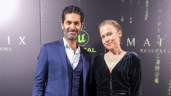 Indian actor Purab Kohli also attended the premiere of The Matrix Resurrections. &nbsp;(Photo by David Odisho / AFP)(AFP)