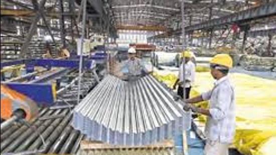 Ludhiana industrialists also proposed steel minister that production-linked incentives should be given to the steel industry. (Representative Image/HT File)