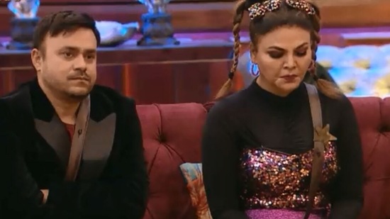 Ritesh and Rakhi Sawant on Bigg Boss 15.