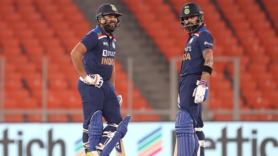 Rohit Sharma and Virat Kohli. (Getty)
