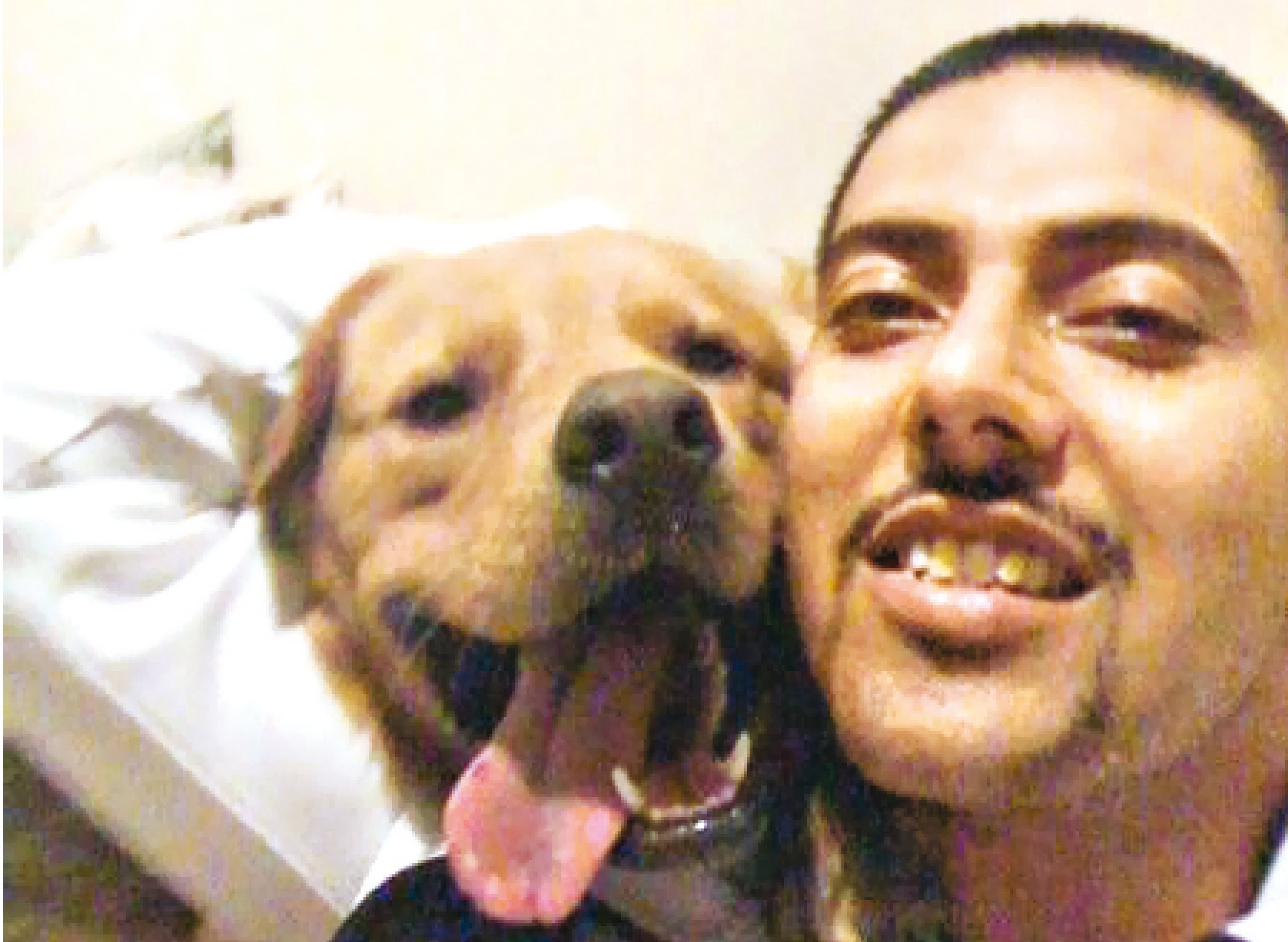With his four-year-old dog Bo in USA when Ranveer was 27 With his four-year-old dog Bo in USA when Ranveer was 27