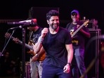 Farhan Akhtar performs in Goa. Farhan Akhtar performs in Goa.