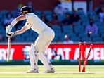 England's Chris Woakes is bowled by Australia's Jhye Richardson during the fifth day of their Ashes cricket test match in Adelaide, Australia, Monday, Dec. 20 England's Chris Woakes is bowled by Australia's Jhye Richardson during the fifth day of their Ashes cricket test match in Adelaide, Australia, Monday, Dec. 20