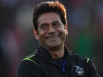 Former Pakistan pacer Aaqib Javed. &nbsp;