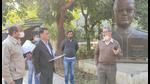The MCG commissioner also inspected the waste-to-wonder park at Netaji Subhash Park in Sector 14. (Sourced) The MCG commissioner also inspected the waste-to-wonder park at Netaji Subhash Park in Sector 14. (Sourced)