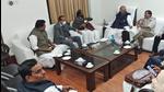 Opposition parties met at 9.45am on Monday at Congress leader Mallikarjun Kharge’s office to decide on the government’s invitation to five paeties and decided to turn down the invite. Opposition parties met at 9.45am on Monday at Congress leader Mallikarjun Kharge’s office to decide on the government’s invitation to five paeties and decided to turn down the invite.