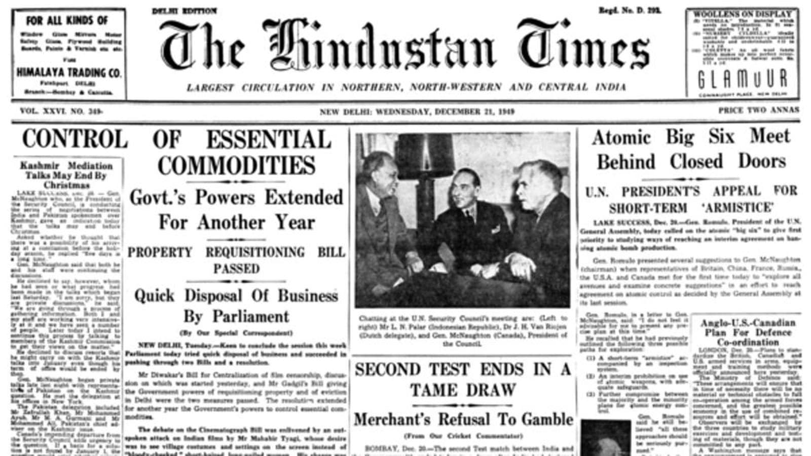 HT THIS DAY: Dec 21, 1949 - Atomic Big Six Meet Behind Closed Doors ...