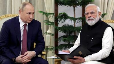 An Indian government statement said the two leaders followed up on some of the issues discussed during Putin’s visit (ANI) An Indian government statement said the two leaders followed up on some of the issues discussed during Putin’s visit (ANI)