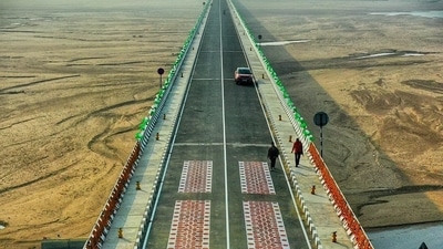 Odisha's longest bridge over Mahanadi inaugurated in Cuttack. (Twitter/@Naveen_Odisha)