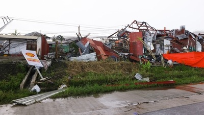 President Rodrigo Duterte has committed to release around 2 billion pesos ($40 million) in funds to typhoon-hit provinces to help in recovery efforts. (AP) President Rodrigo Duterte has committed to release around 2 billion pesos ($40 million) in funds to typhoon-hit provinces to help in recovery efforts. (AP)