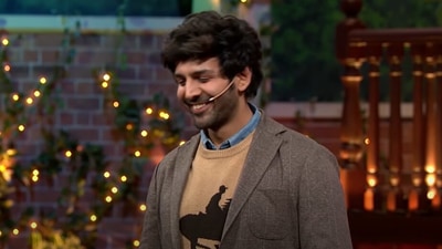 Kartik Aaryan on The Kapil Sharma Show.