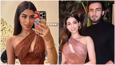 Khushi Kapoor's dinner-date look in ₹13k mini dress is super chic: Suhana Khan, Shanaya Kapoor react Khushi Kapoor's dinner-date look in ₹13k mini dress is super chic: Suhana Khan, Shanaya Kapoor react