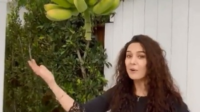 Preity Zinta at her home in Los Angeles. Preity Zinta at her home in Los Angeles. 
