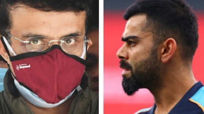 Sourav Ganguly Virat Kohli (GETTY IMAGES/HT COLLAGE) Sourav Ganguly Virat Kohli (GETTY IMAGES/HT COLLAGE)