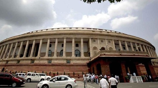 The Election Laws (Amendment) Bill 2021 was passed by voice vote barely hours after it was tabled by law minister Kiren Rijiju. (HT photo)