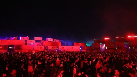 The four-day festival called MDL Beast Soundstorm was endorsed by the government and included performances by global DJs like Tiësto and Armin van Buuren.(Bloomberg) The four-day festival called MDL Beast Soundstorm was endorsed by the government and included performances by global DJs like Tiësto and Armin van Buuren.(Bloomberg)