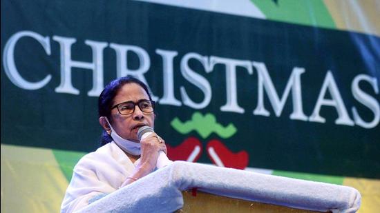 West Bengal chief minister Mamata Banerjee said: “We will celebrate Christmas everywhere, from the Vatican to Goa and from Goa to Kolkata.” (ANI) West Bengal chief minister Mamata Banerjee said: “We will celebrate Christmas everywhere, from the Vatican to Goa and from Goa to Kolkata.” (ANI)