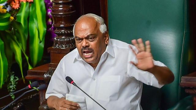 Karnataka Assembly Speaker KR Ramesh Kumar said, “when rape is inevitable lie down and enjoy” (PTI) Karnataka Assembly Speaker KR Ramesh Kumar said, “when rape is inevitable lie down and enjoy” (PTI)