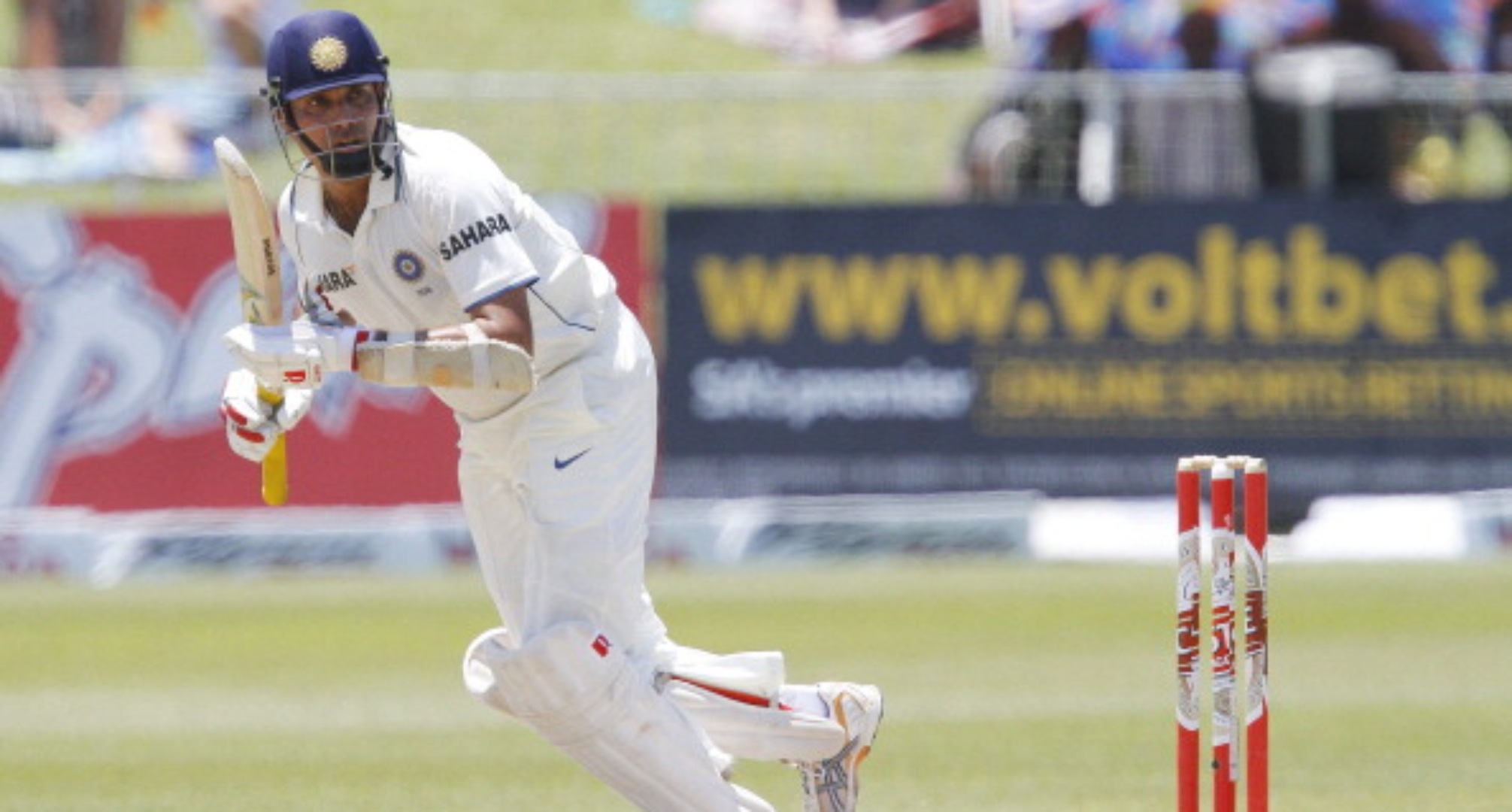 VVS Laxman en route to his defiant knock in South Africa (Getty)