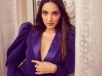Kiara Advani slays an alternative to a cocktail dress in <span class='webrupee'>₹</span>47k violet pantsuit (Instagram/kiaraaliaadvani) Kiara Advani slays an alternative to a cocktail dress in <span class='webrupee'>₹</span>47k violet pantsuit (Instagram/kiaraaliaadvani)