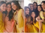 Alia Bhatt with her friends at Meghna Goyal's pre-wedding festivities. Alia Bhatt with her friends at Meghna Goyal's pre-wedding festivities.