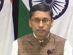 File photo of MEA spokesperson Arindam Bagchi addressing the media. File photo of MEA spokesperson Arindam Bagchi addressing the media.