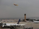 The Federal Aviation Administration said it was working closely with the US government’s communications agency and wireless companies.(AFP) The Federal Aviation Administration said it was working closely with the US government’s communications agency and wireless companies.(AFP)
