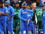 Virat Kohli shakes hands with Shadab Khan of Pakistan.(Getty Images) Virat Kohli shakes hands with Shadab Khan of Pakistan.(Getty Images)