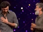 Filmmaker SS Rajamouli and Ranbir Kapoor on Bigg Boss Telugu.