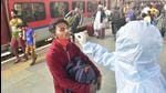 Of the eight Omicron cases found at Mumbai airport, one each is from Kerala, Gujarat and Thane while the rest five are Mumbai residents (Anshuman Poyrekar) Of the eight Omicron cases found at Mumbai airport, one each is from Kerala, Gujarat and Thane while the rest five are Mumbai residents (Anshuman Poyrekar)