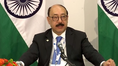 Shringla last visited Myanmar in October 2020, when he was accompanied by Indian Army chief General MM Naravane – the first time an Indian delegation to the neighbouring country included both officials. (ANI) Shringla last visited Myanmar in October 2020, when he was accompanied by Indian Army chief General MM Naravane – the first time an Indian delegation to the neighbouring country included both officials. (ANI)