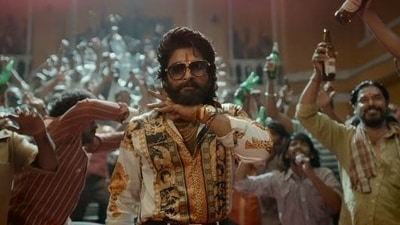 Allu Arjun as Pushpa in Pushpa: The Rise.