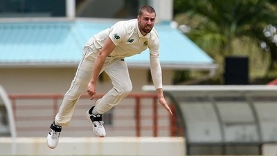 South Africa will be without Anrich Nortje.&nbsp; (Getty)