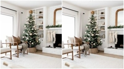 Lights: Do the lights first. Connect the lights to the plug point and go round from the base to the top to give it a uniform touch. (https://in.pinterest.com/)