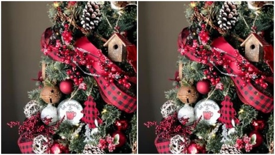 Tell a story: Through the decorative items of the Christmas tree, such as lights, balls, candies and other accessories, a story can be told to make the Christmas tree stand out from the rest.(https://in.pinterest.com/)